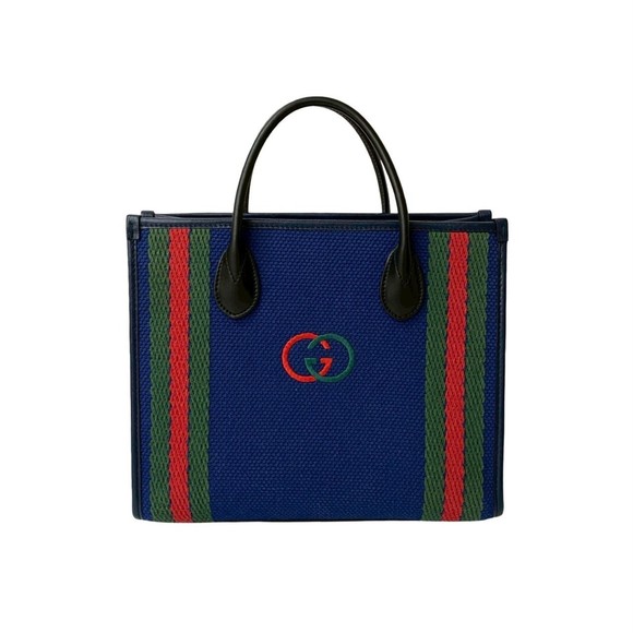 GUCCI Black Leather Tote Bag - Picture 1 of 10